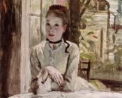 詹姆斯 蒂索 : A Woman in an elegant Interior